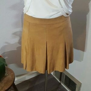 Alice and olivia suede skirt